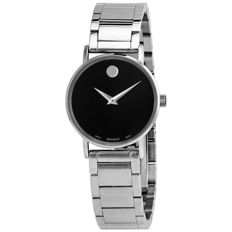 Fake Watches Movado Quartz Black Museum Dial Unisex Watch 0607234 Fake Movado Exact The 