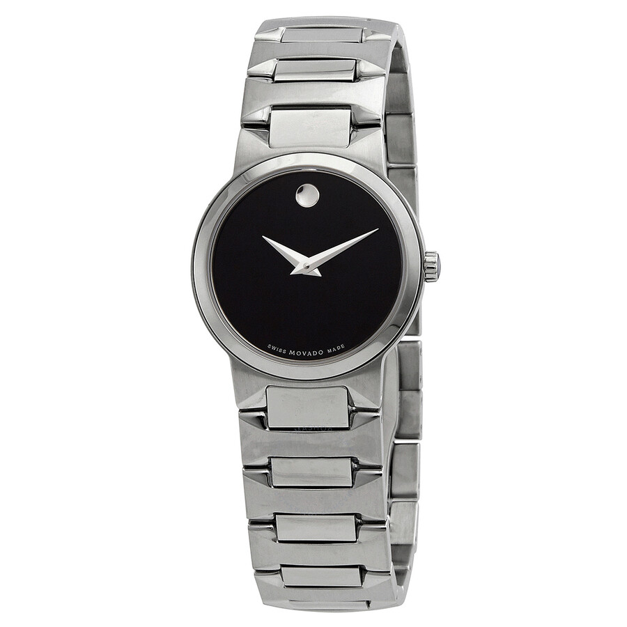 Fake Watches Movado Temo Black Dial Ladies Watch 0607295 Fake Movado Exact The Cheapest 